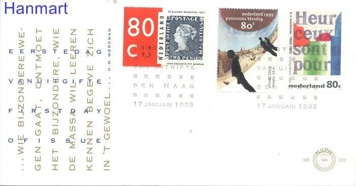 Znaczek Holandia 1995 FDC