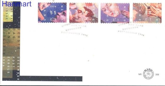 Znaczek Holandia 1996 Mi 1599-1602 FDC