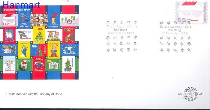 Znaczek Holandia 1999 Mi 1753 FDC