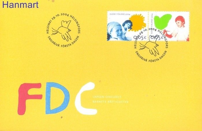 Znaczek Finlandia 2004 Mi 1723-1724 FDC