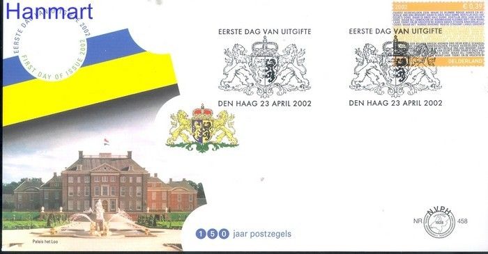 Znaczek Holandia 2002 Mi 2001 FDC