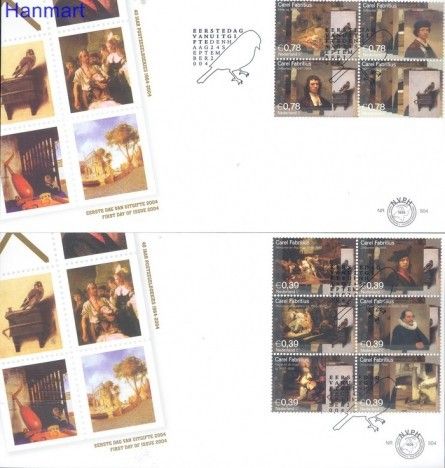 Znaczek Holandia 2004 Mi 2238-2247 FDC