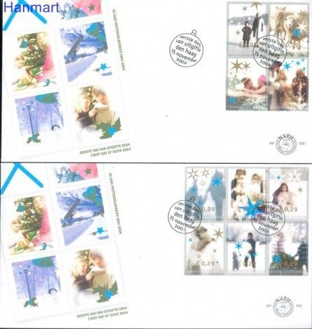 Znaczek Holandia 2004 Mi 2264-2273I FDC