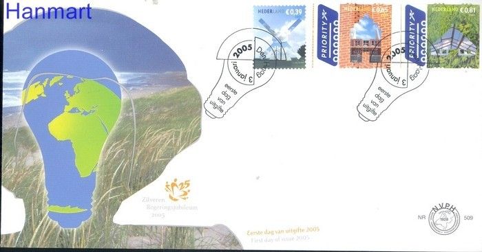 Znaczek Holandia 2005 Mi 2278-2280 FDC