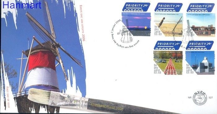 Znaczek Holandia 2006 Mi 2380-2384 FDC