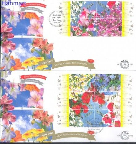 Znaczek Holandia 2007 Mi 2498-2507 FDC