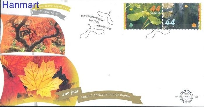 Znaczek Holandia 2007 Mi 2518-2519 FDC