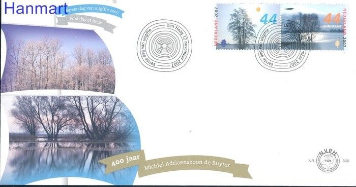 Znaczek Holandia 2007 Mi 2529-2530 FDC
