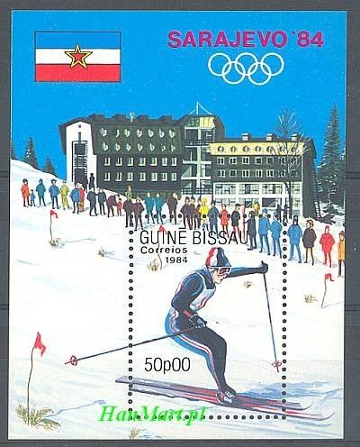 Znaczek Gwinea Bissau 1984 Mi bl 257 Czyste **