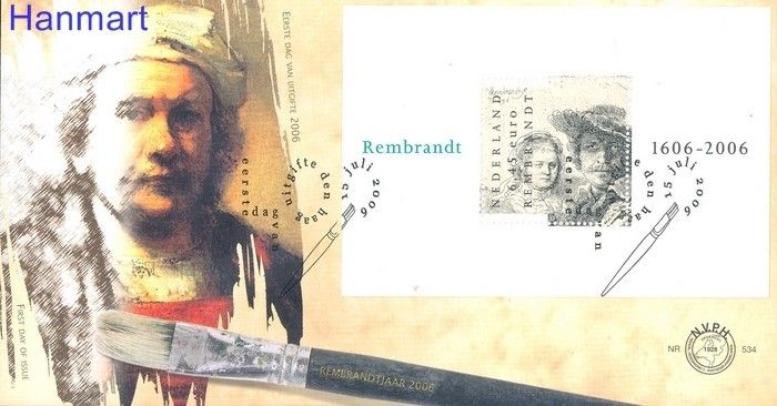 Znaczek Holandia 2006 Mi bl 96 FDC
