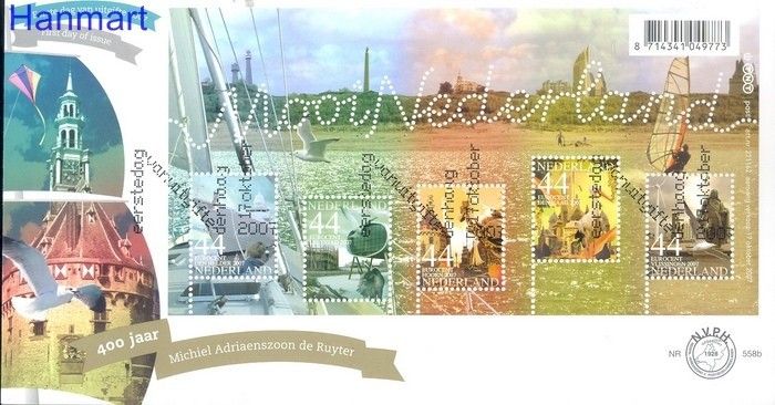 Znaczek Holandia 2007 Mi bl 107 FDC