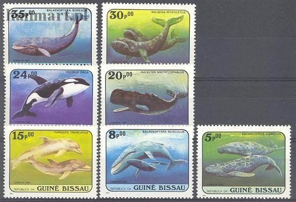 Znaczek Gwinea Bissau 1984 Mi 804-810 Czyste **