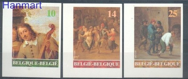 Znaczek Belgia 1990 Mi 2445-2447B Czyste **