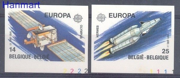 Znaczek Belgia 1991 Mi 2458-2459B Czyste **