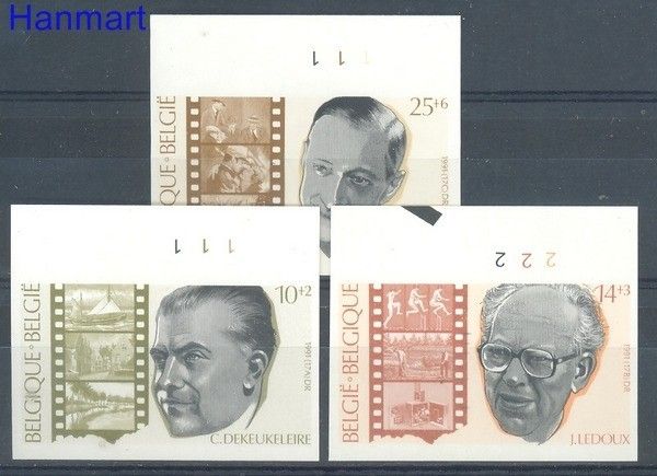 Znaczek Belgia 1991 Mi 2484-2486B Czyste **
