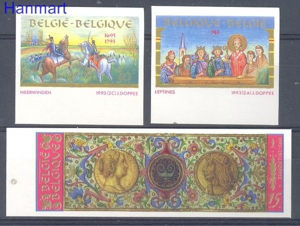 Znaczek Belgia 1993 Mi 2543-2545B Czyste **