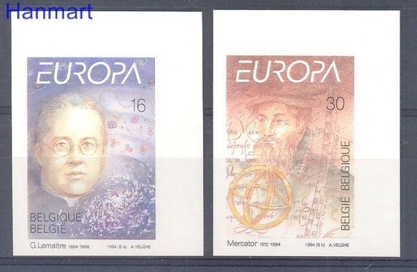 Znaczek Belgia 1994 Mi 2607-2608B Czyste **