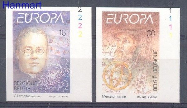 Znaczek Belgia 1994 Mi 2607-2608B Czyste **