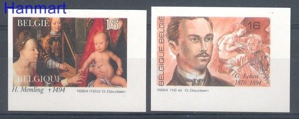 Znaczek Belgia 1994 Mi 2621-2622B Czyste **