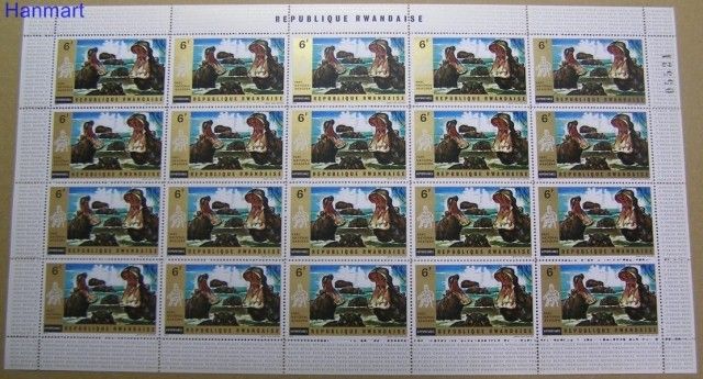 Znaczek Rwanda 1972 Mi ark 492 Czyste **