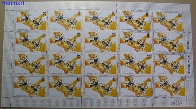Znaczek Rwanda 1973 Mi ark 539 Czyste **