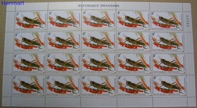 Znaczek Rwanda 1973 Mi ark 542 Czyste **