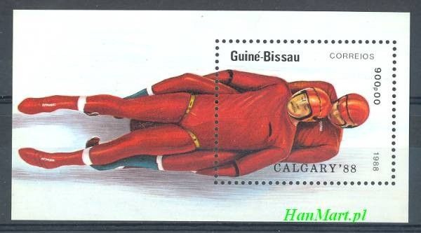 Znaczek Gwinea Bissau 1988 Mi bl 270 Czyste **