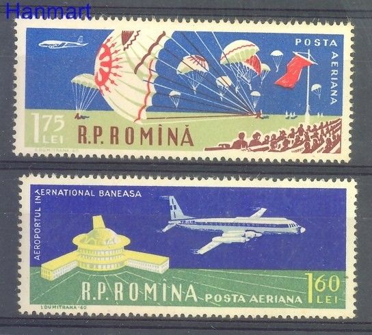 Znaczek Rumunia 1960 Mi 1866-1867 Czyste **