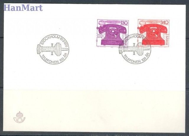 Znaczek Szwecja 1976 Mi 939-940 FDC