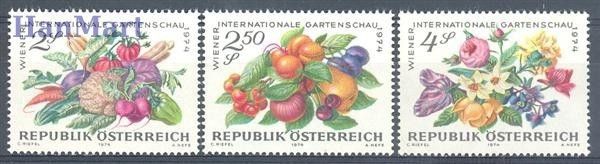 Znaczek Austria 1974 Mi 1444-1446 Czyste **
