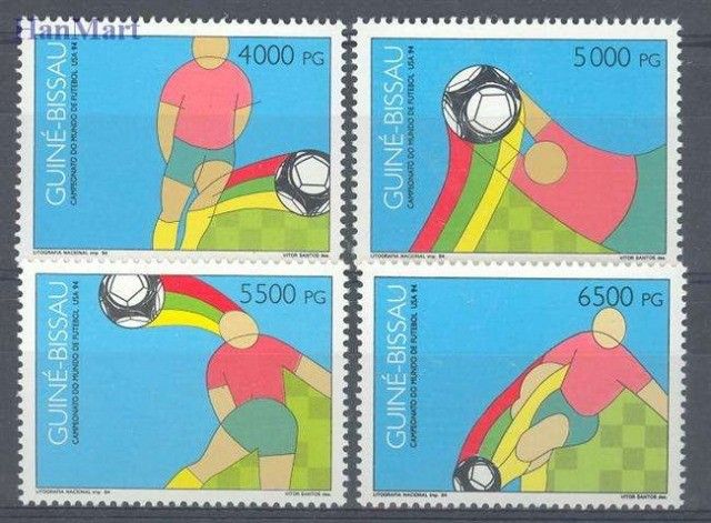 Znaczek Gwinea Bissau 1994 Mi 1207-1210 Czyste **