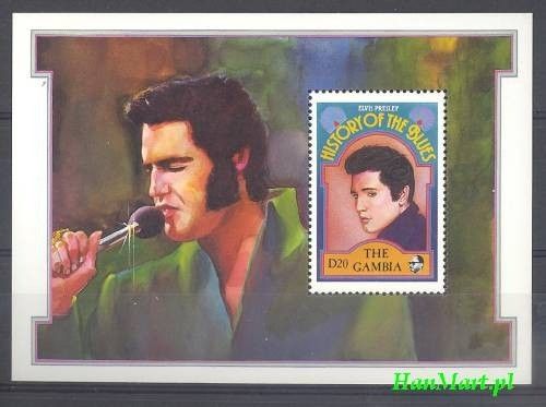 Znaczek Gambia 1992 Mi bl 141 Czyste **