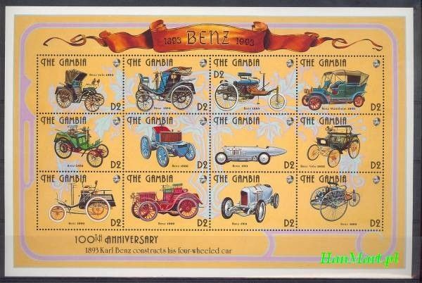 Znaczek Gambia 1993 Mi 1604-1615 Czyste **