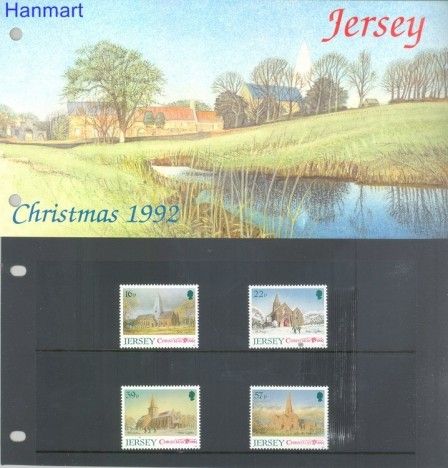 Znaczek Jersey 1992 Mi 591-594 Czyste **