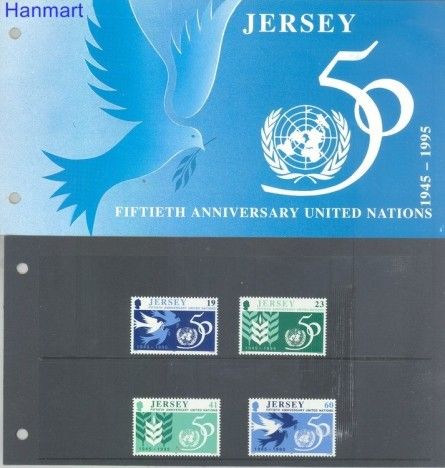 Znaczek Jersey 1995 Mi 719-722 Czyste **