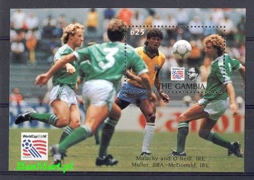 Znaczek Gambia 1993 Mi bl 212 Czyste **