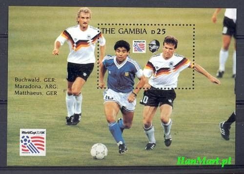 Znaczek Gambia 1993 Mi bl 211 Czyste **