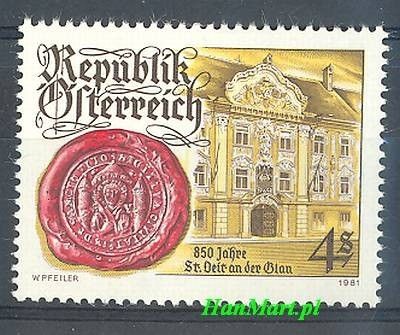 Znaczek Austria 1981 Mi 1675 Czyste **
