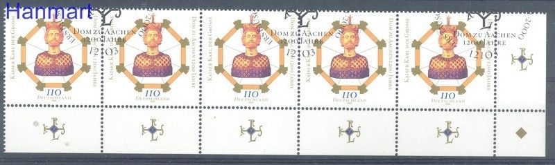 Znaczek Niemcy 2000 Stemplowane