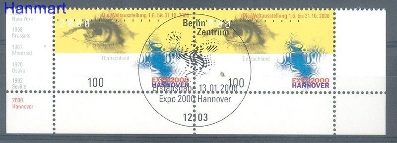 Znaczek Niemcy 2000 Mi par 2089 Stemplowane