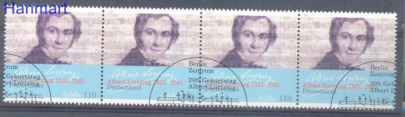 Znaczek Niemcy 2001 Mi vie 2163 Stemplowane