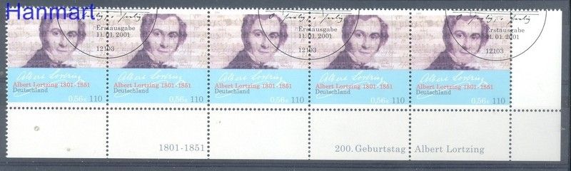 Znaczek Niemcy 2001 Stemplowane