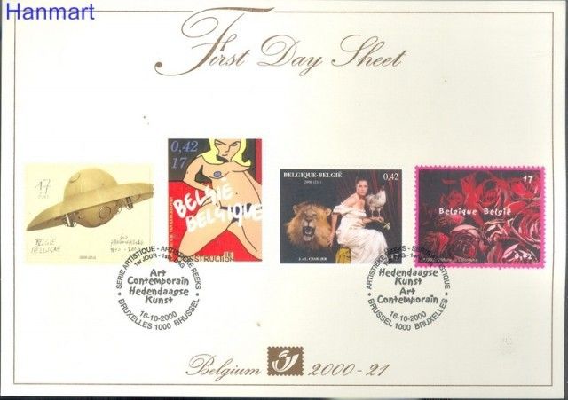 Znaczek Belgia 2000 Mi 2989-2992 FDC