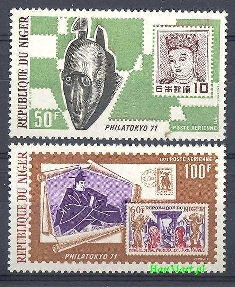 Znaczek Niger 1971 Mi 286-287 Czyste **