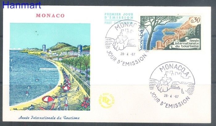 Znaczek Monako 1967 Mi 863 FDC