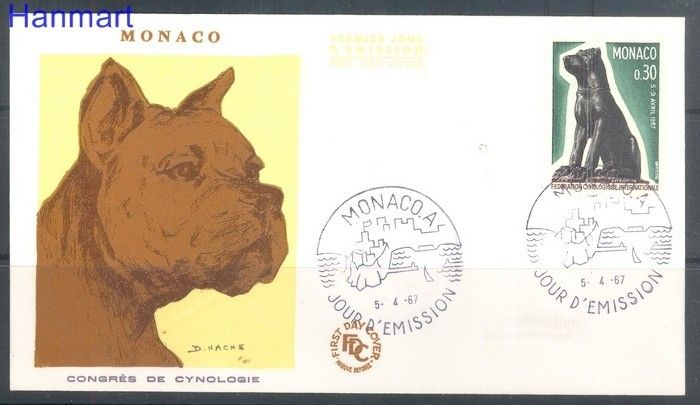 Znaczek Monako 1967 Mi 872 FDC