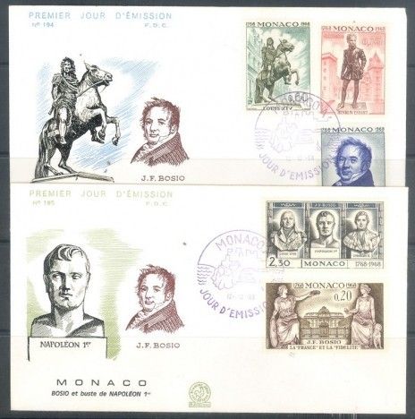 Znaczek Monako 1968 FDC