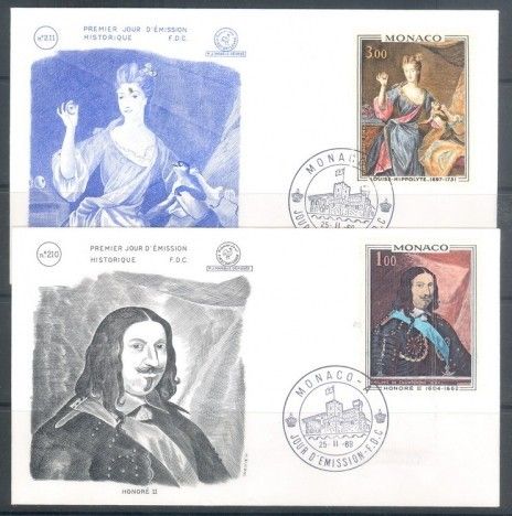Znaczek Monako 1969 FDC