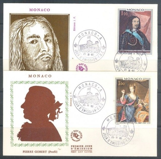 Znaczek Monako 1969 FDC