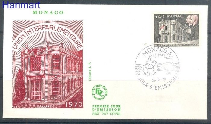 Znaczek Monako 1970 FDC